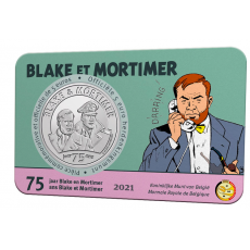 Bélgica 5€ 75 Anos de Blake e Mortimer C/N 2021